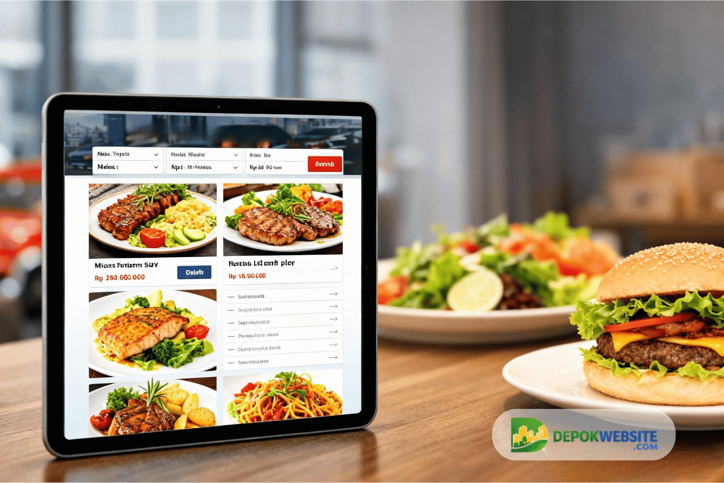 Jasa Pembuatan Website untuk Restoran & Cafe di Depok Profesional